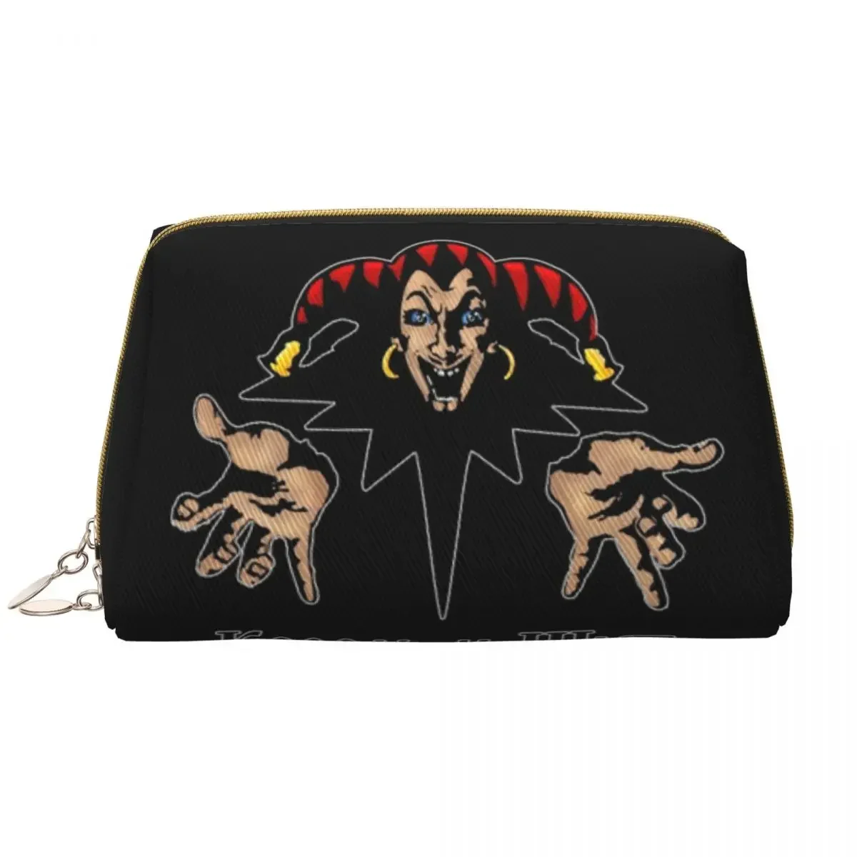 

Korol I Shut Travel Toiletry Bag Russian Horror Punk Band The King and Jester Cosmetic Makeup Organizer Beauty Storage Dopp Kit