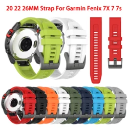 Garmin Fenix用のクイックフィットシリコンストラップモデル,Garmin Fenix 7x 6x pro 5x plus 7 6 5 7s 6s 5s 3hr d2 mk1 mk2 965 epix gen2