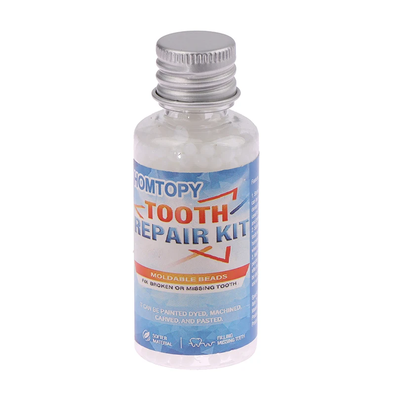 30ml Resin Tooth Repair Glue Shapeable Teeth Gaps Filling Solid Temporary Teeth Repair False Teeth Glue Safety Dental Supplies