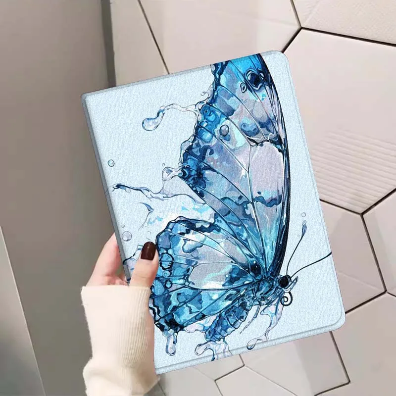 حافظة فنية على شكل فراشة لهاتف هواوي ميديا باد ميت باد M5 M6 11 12 X SE T10 T10s 2 C5e T5 Pro Lite Air 11.5 بوصة تابلت #6