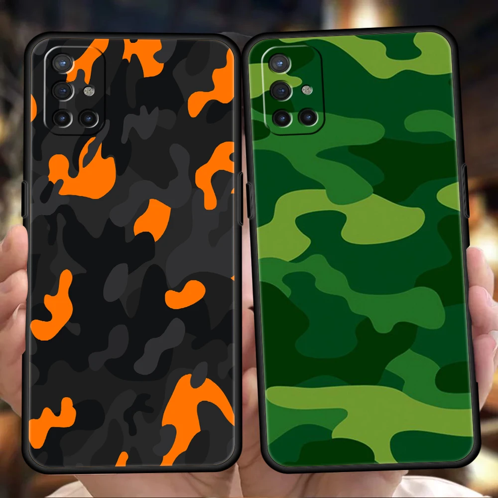 Camouflage Camo Phone Case for Oneplus Nord N100 N10 10 7 8 9 10R 9R 7T 8T N200 CE 2 2T 9RT Z Pro 5G Silicone Cover Shell Capas