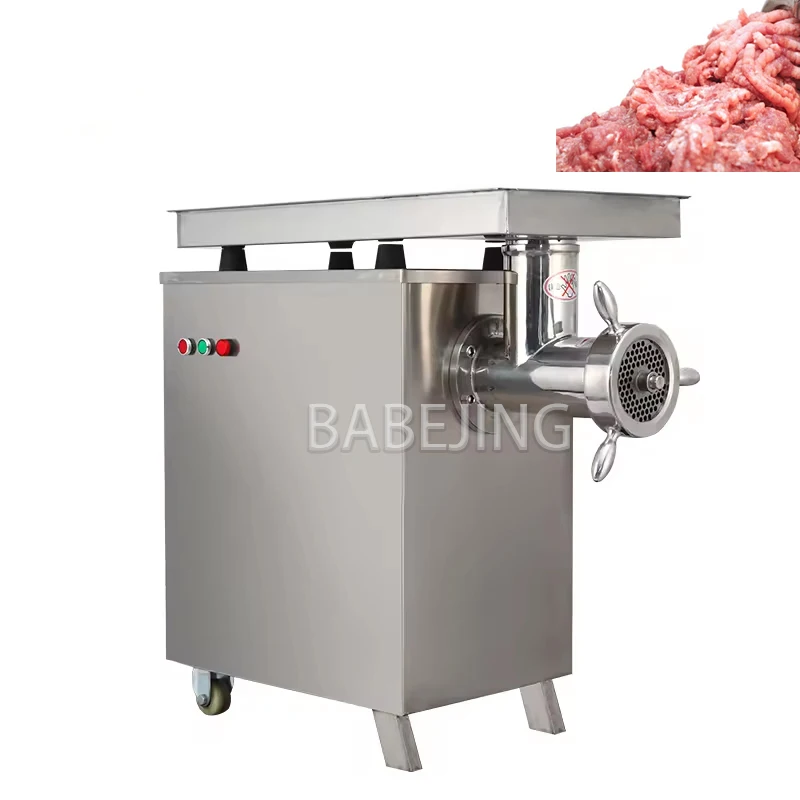مفرمة اللحم الكهربائية التجارية لآلات تجهيز اللحوم، ماكينة تقطيع اللحوم متعددة الوظائف من الفولاذ المقاوم للصدأ