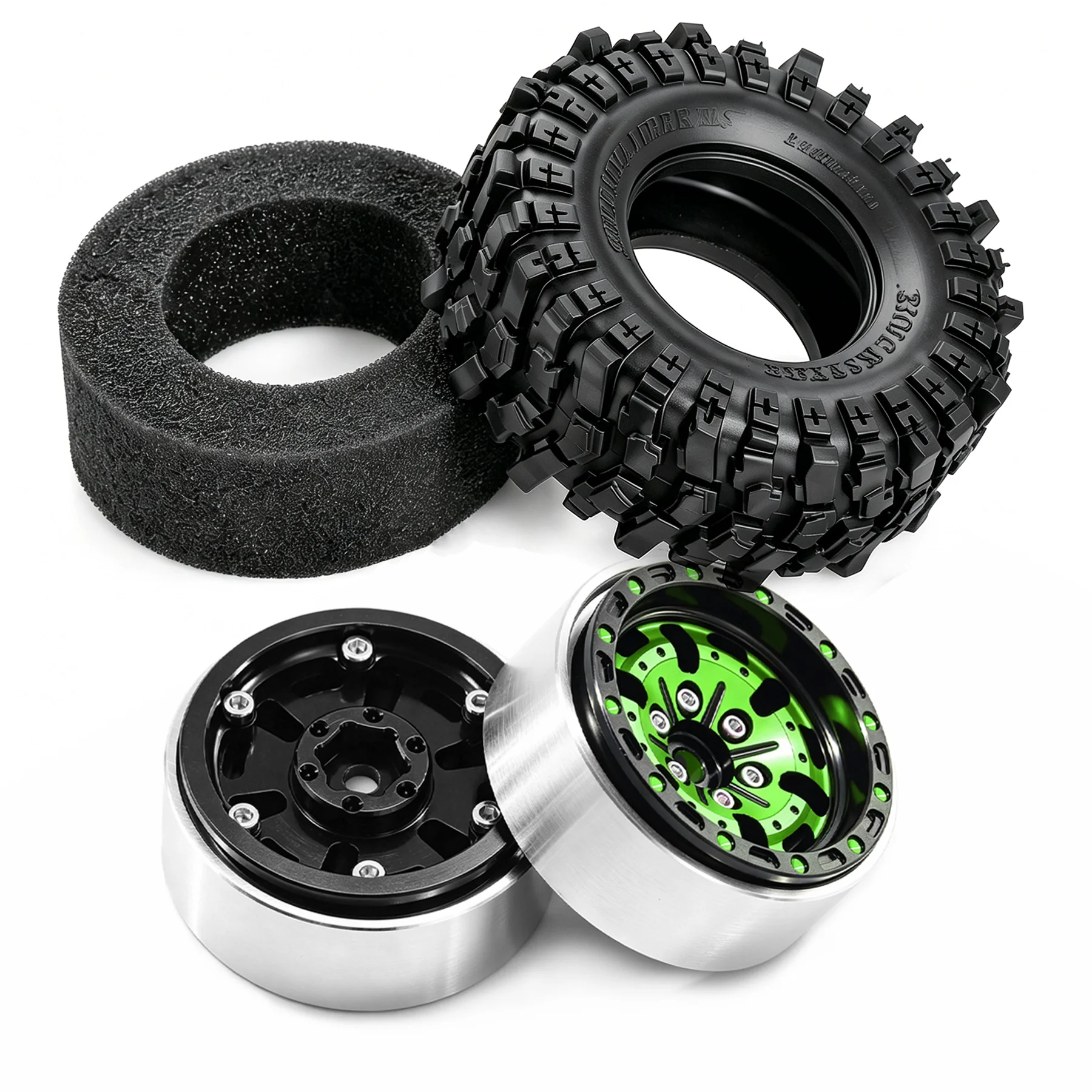 Set di 4 Ruote Beadlock in Met - Rc Hobby Crawler recensione e prezzo