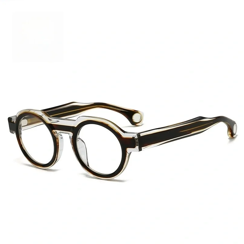 KELLOGG Blake Kuwahara Inspired Handmade Acetate Glasses | Frame-within-a-frame Layered Design Eyewear for Unisex