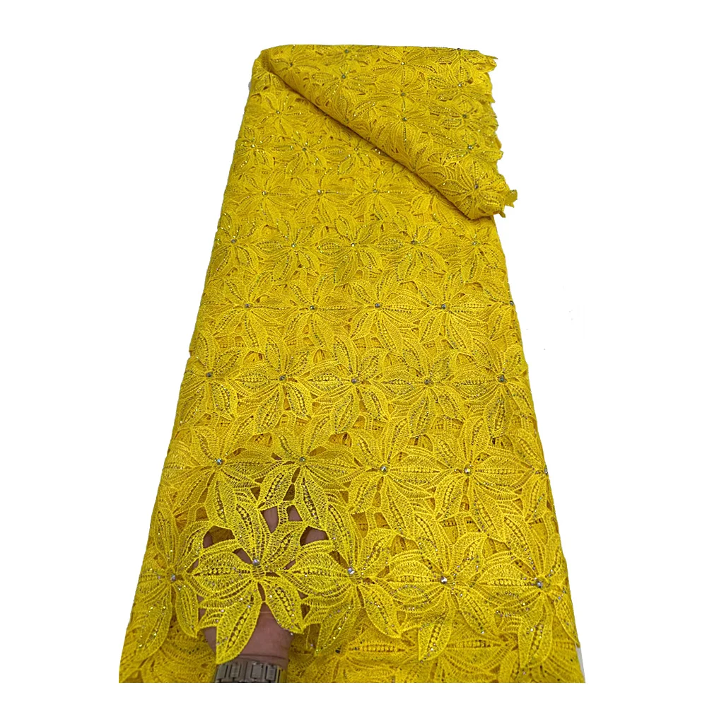 

Африканская молочная шелковая кружевная ткань 2021, нигерийский тюль с блестками, шнур для вышивки, кружевная ткань, шитье свадебного платья