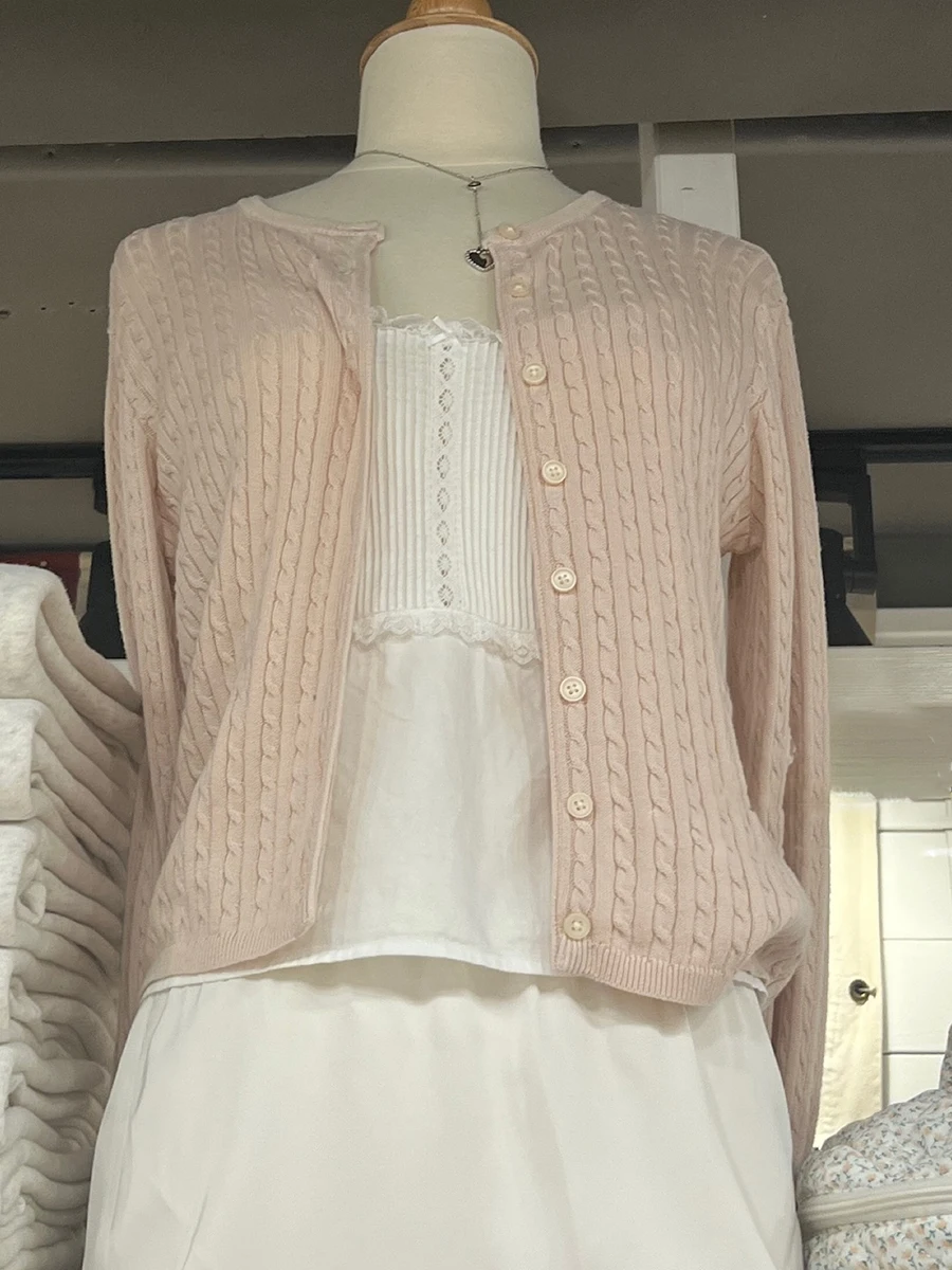 

Осенний однотонный тонкий короткий кардиган женский с круглым вырезом однобортный трикотаж с длинными рукавами в консервативном стиле милый винтажный свитер топы