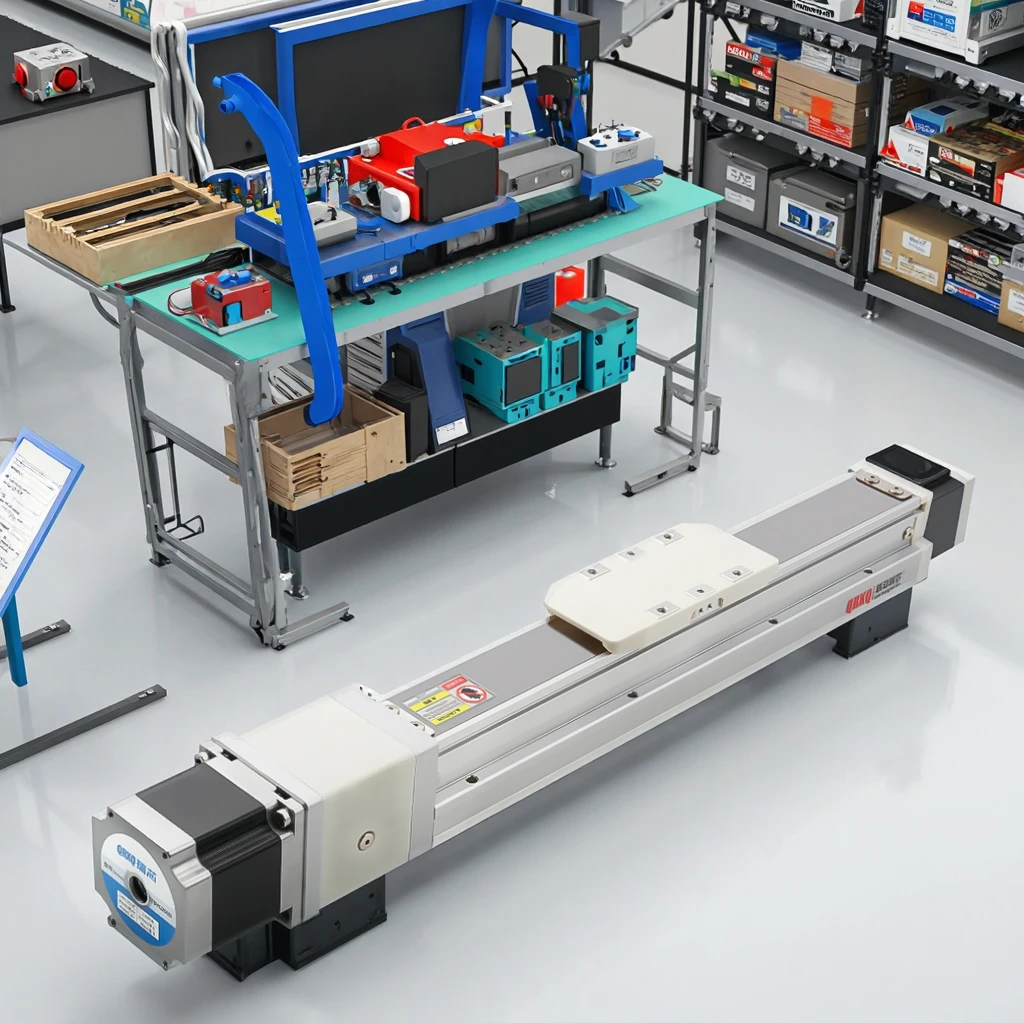 RXT50 50-800mm Ball Screw Linear Guide Servo High Precision Positioning Industrial Machinery Fully Enclosed Linear Module