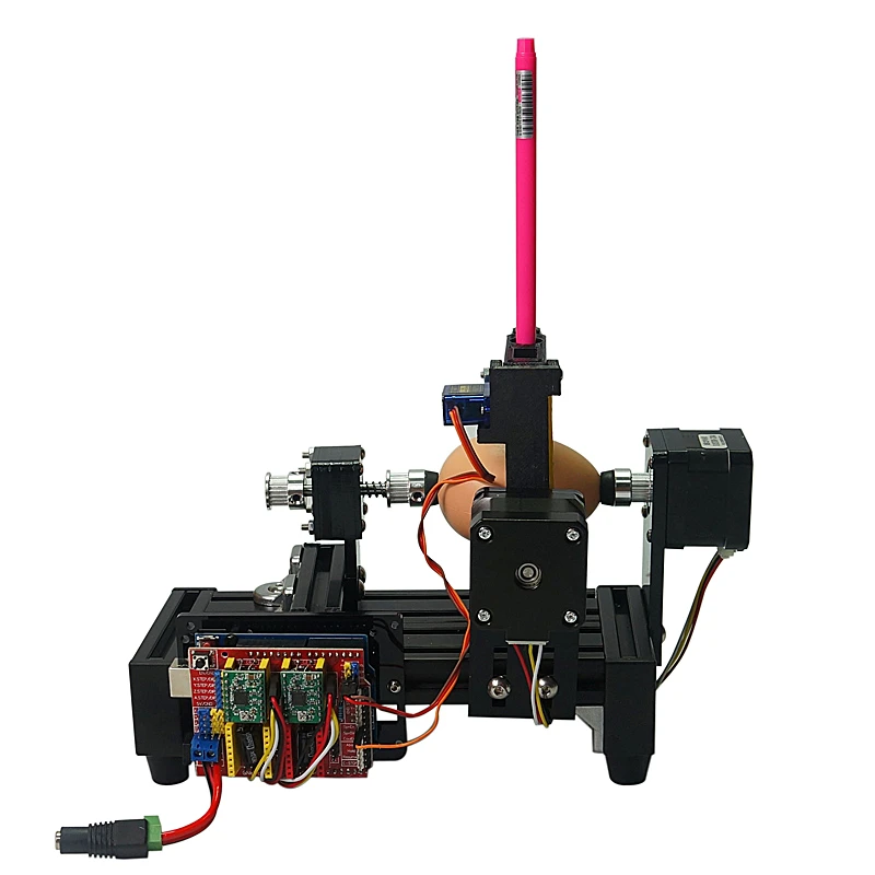 Imagem -05 - Robô de Desenho de Ovos ly Eggbot Desmontado Esferas de Máquina de Desenho Desenho de Ovo e Bola para Educação Crianças 220v 110v