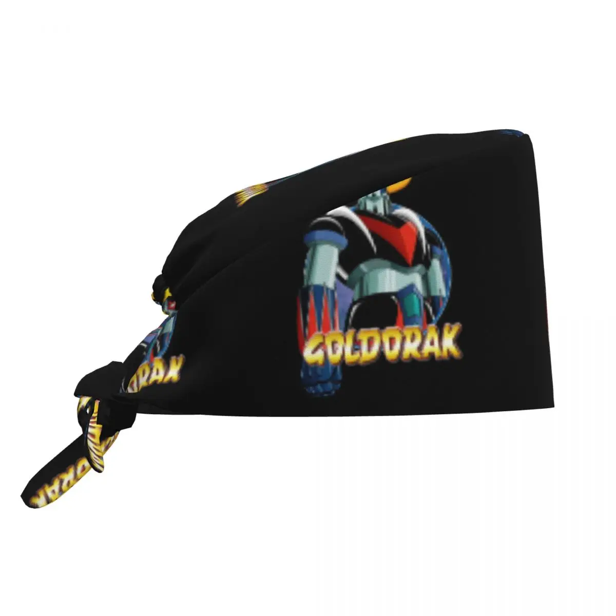 Robot Goldorak Grendizer Breathable Nursing Work Cap Surgical Scrub Caps Nurse Medical Cap Mechanical Warrior Work Scrubs Hat