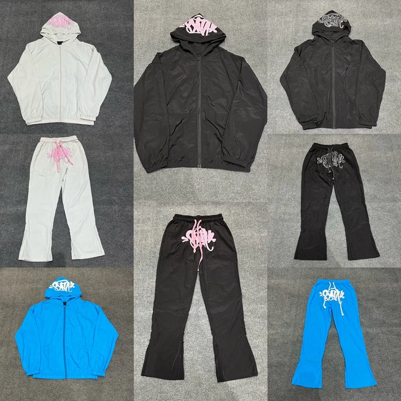 

Syna World Qui Dry Long Sve Zipper Hooded Coat And Straight Leg Pants Couple Matching Autumn Outfit Faionable Brand