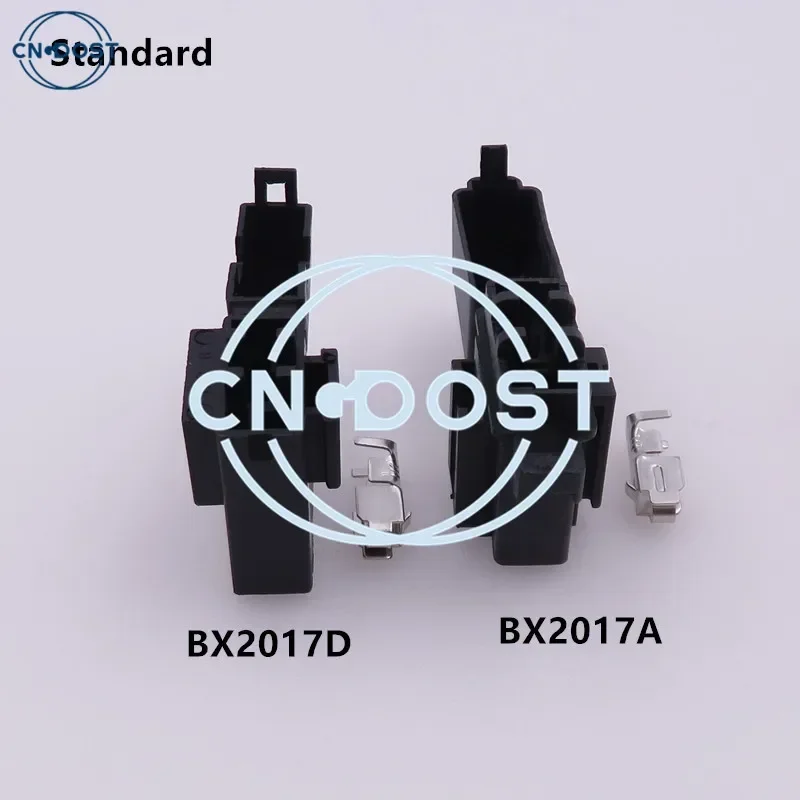 1 Set BX2017A BX2017D AC Assembly Medium Auto Fuse Holder with Crimp Terminal Black Lighter Frontal for Standard Fuses