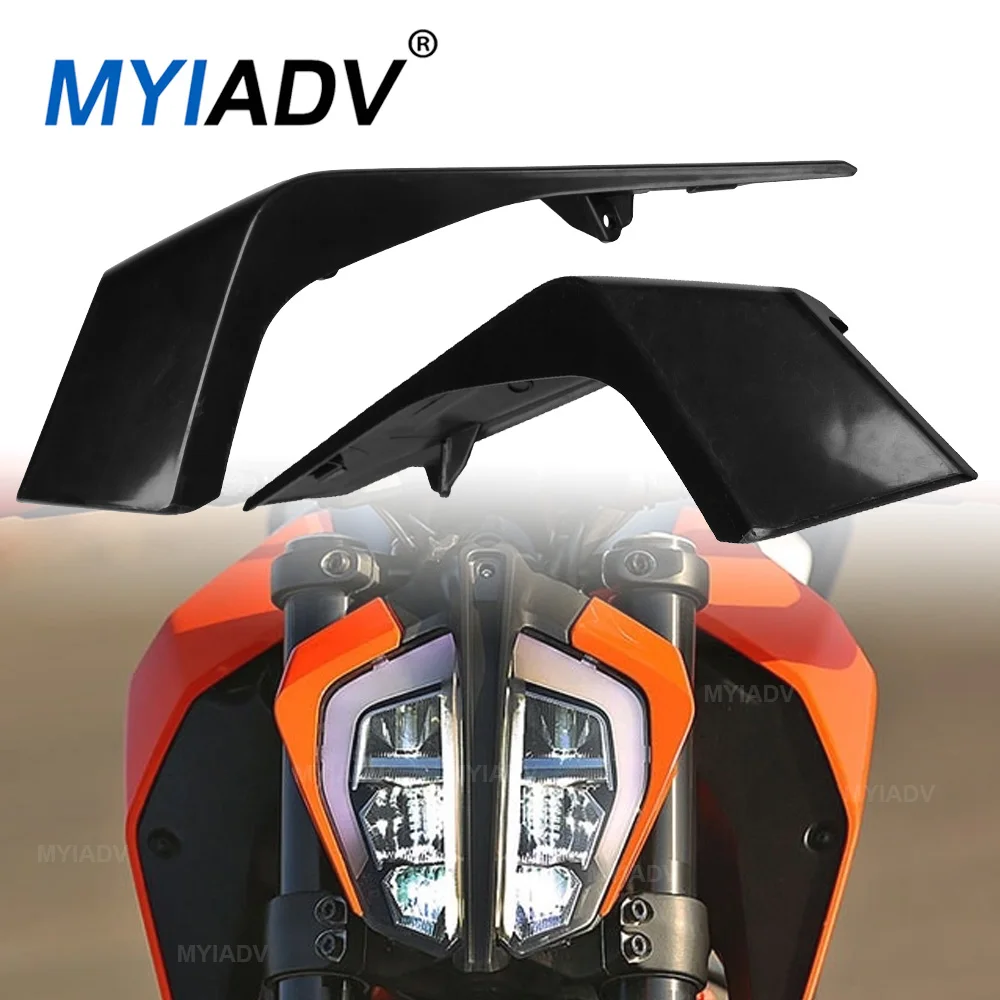

For Duke390 Duke 390 2017-2022 2023 Motorcycle Front Headlight Side Guard Head Light Fairing Frame Cover Protection Accessories