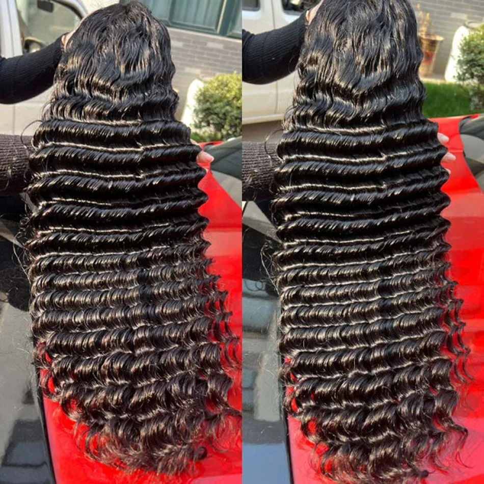 13×6 Loose Deep Wave Wig HD Lace Frontal Wigs Pre Plucked Glueless 13X6 HD Lace Human Hair Wigs Deep Wave 5x5 Closure Wig