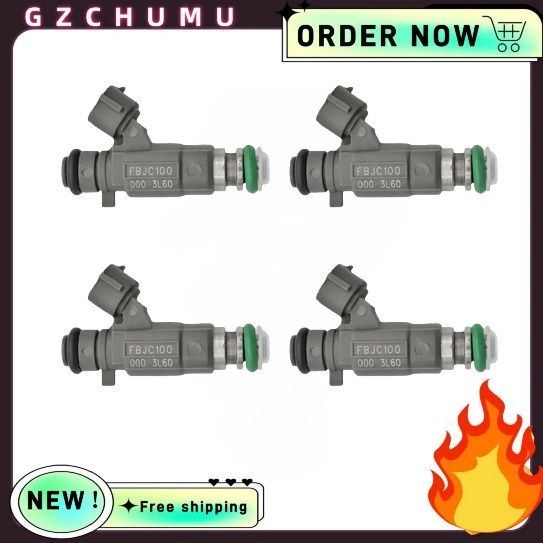 

4PCS Fuel Injectors FBJC100 for Nissan Urvan Sentra INFINITI G20 Subaru Legacy Forester