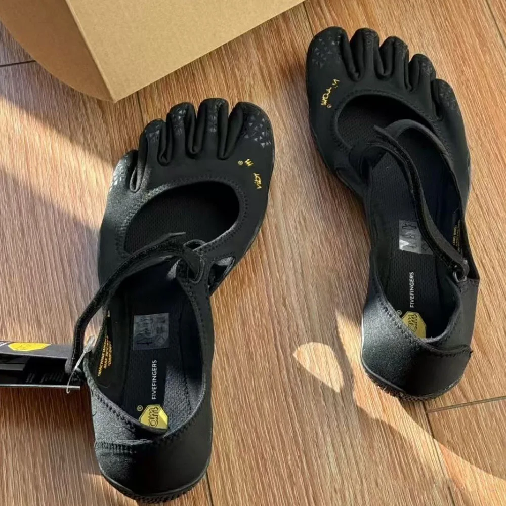 Chaussures de sport VI-B pour femmes, classiques, professionnelles, à cinq doigts, pour le fitness, le yoga, la danse, semelle souple, antidérapante, séchage rapide, baskets à orteils séparés