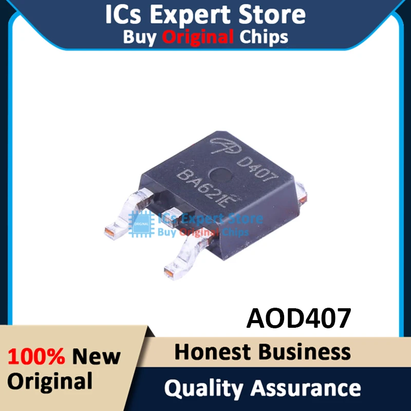 10PCS Original MOSFET AOD403 AOD407 AOD409 AOD413A AOD4132 AOD4184A TO-252