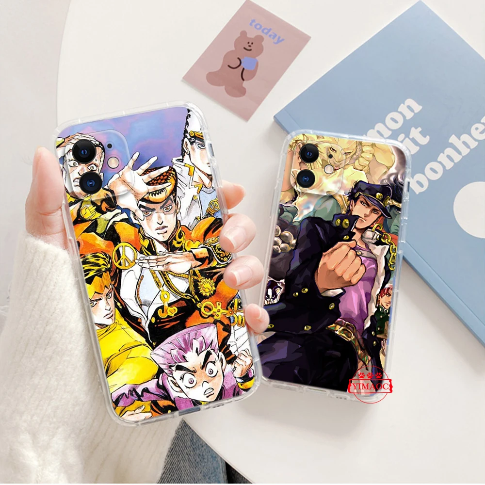 P196 Japońskie anime JoJo Soft Case dla Motorola Moto G Play E20 E4 E40 E5 E6 E6S E7 Power Edge 20 Lite Pro G200 G30 G4