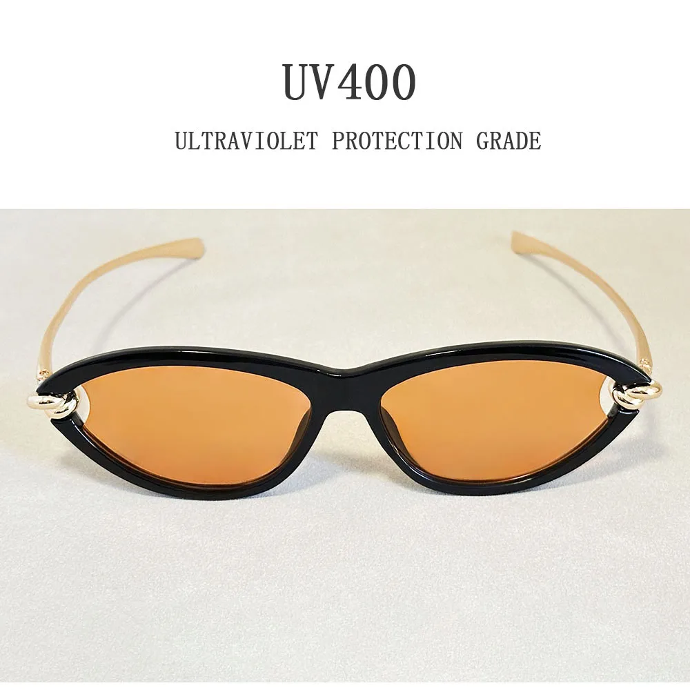 Mode Oval Sonnenbrille Frauen 2026 Luxus Vintage Neue Cat Eye Sonnenbrille Gläser Luxe Lunette Soleil Femme Lentes De Sol Mujer – Detail 10