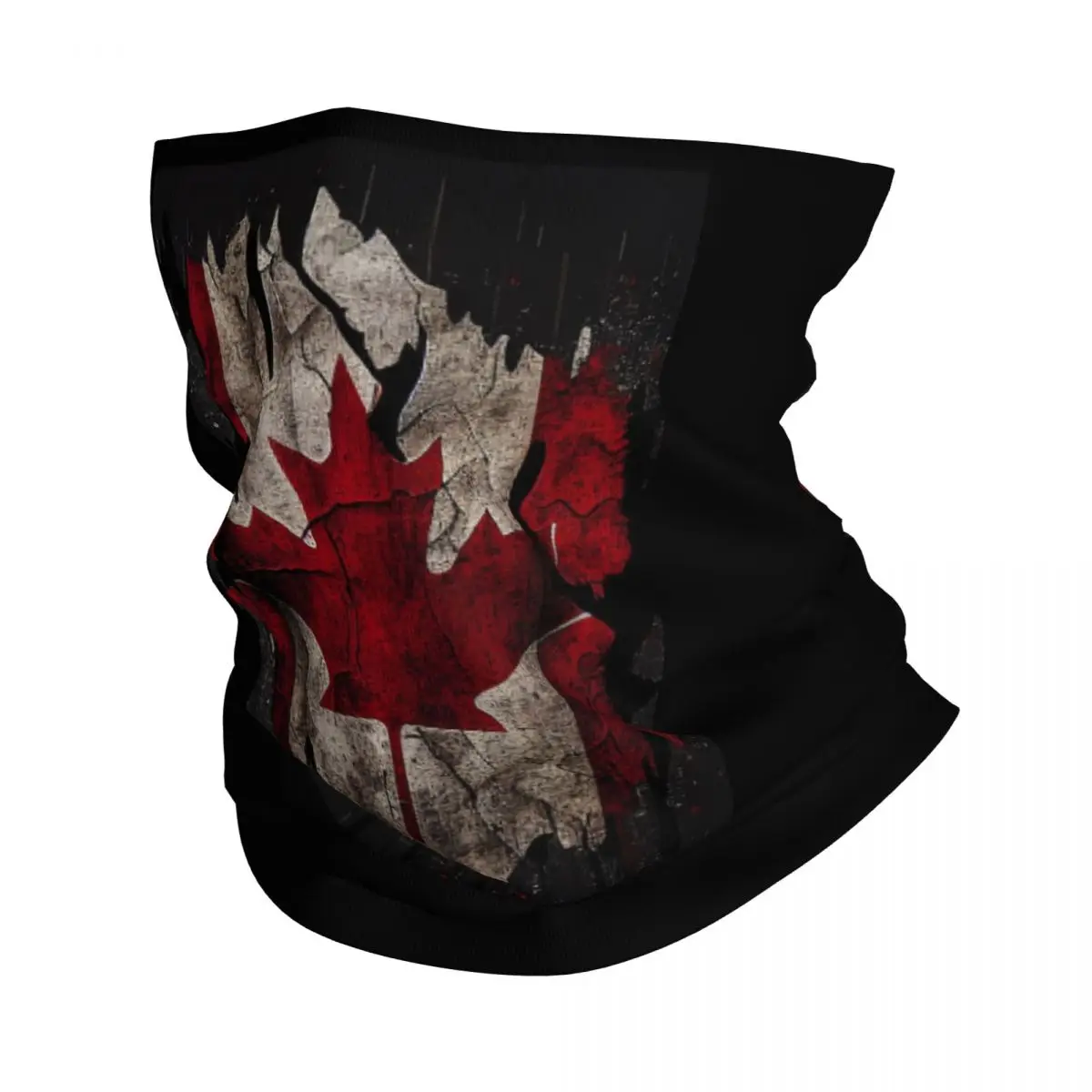 Canada Flag National Culture Bandana Neck Cover Printed Face Scarf Multifunction Headwear Running For Men Women Adult Windproof