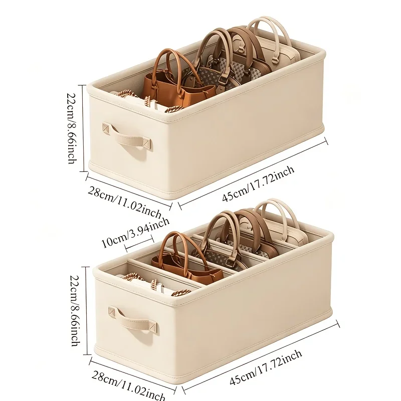 1 Stück Taschen-Organizer, Aufbewahrungsbox für den Kleiderschrank, Geeignet für Studenten, Schlafzimmer, Wohnheime, Schrankaufbewahrung – Detail 1