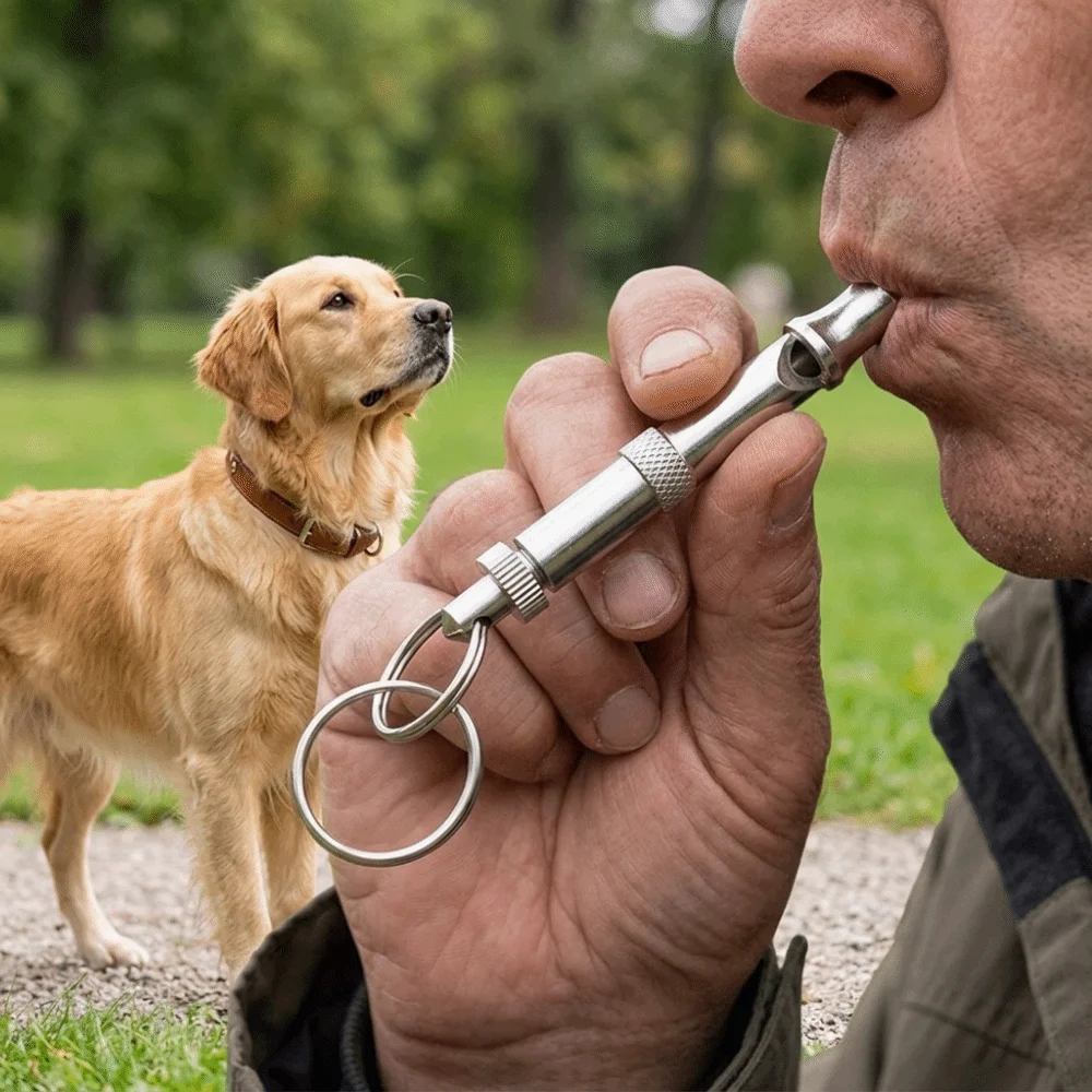 10PCS Metal Dog Training Device Frequency Adjustable Portable Pigeon Training Signal Tool Smooth Surface Compact