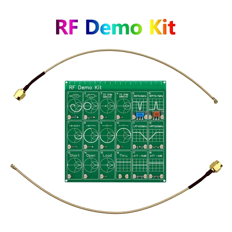 SV4401A Vector Network Analyzer+RF Demo Kit 7 Inch Touch LCD Metal For Nanovna Vna