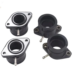 4Pcs Motorcycle Carburetor Interface Adapter For Yamaha XJR400 XJR 400 1993 1994 1995 1996 1997 1998 1999 Intake Rubber