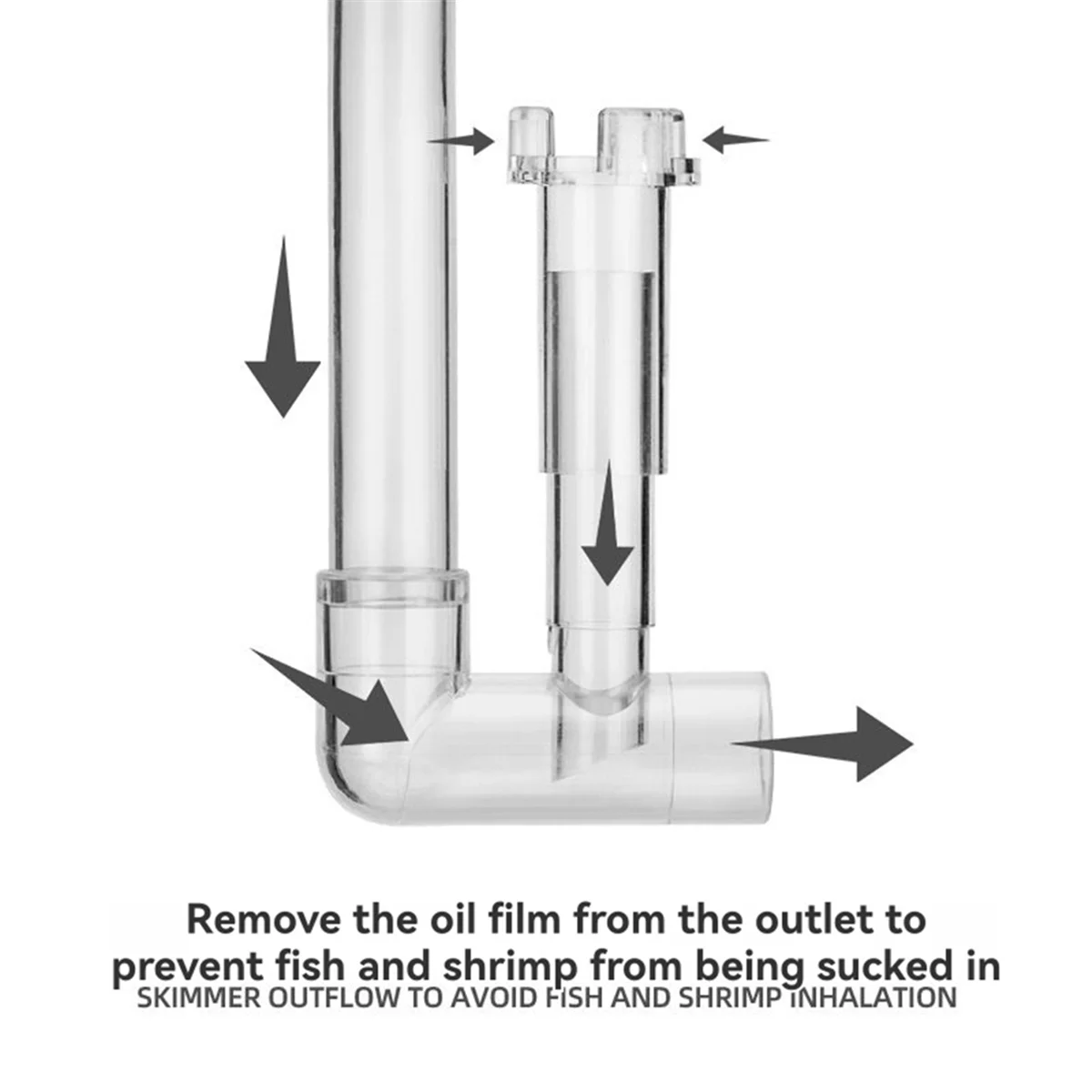 

AA98 Inflow Outflow Inlet Outlet Skimmer Aquarium Accessories Plant Tank Pipe Fish Water Filter Fishbowl Terrarium 12mm