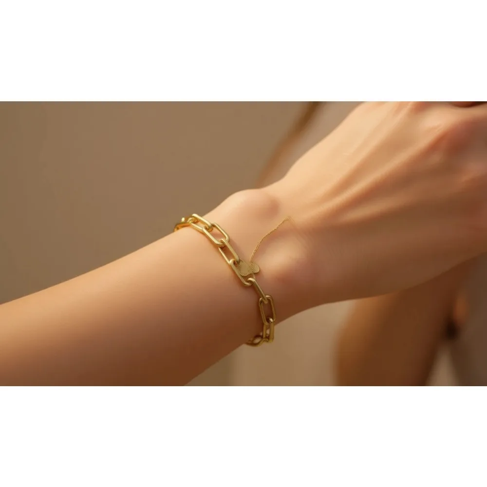 

Браслет-цепочка из серебра 925 пробы с позолотой 18K, 3 мм, унисекс, сделано в Италии