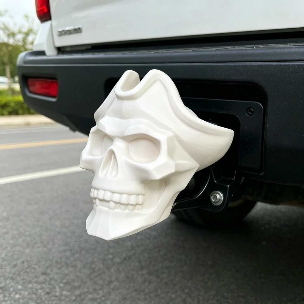 Skull Trailer Coupling Cap Towing Hitches Cover Trailer Hitch Ball Cover Prevent Receiver Tube from Rusting Decorative Ornaments