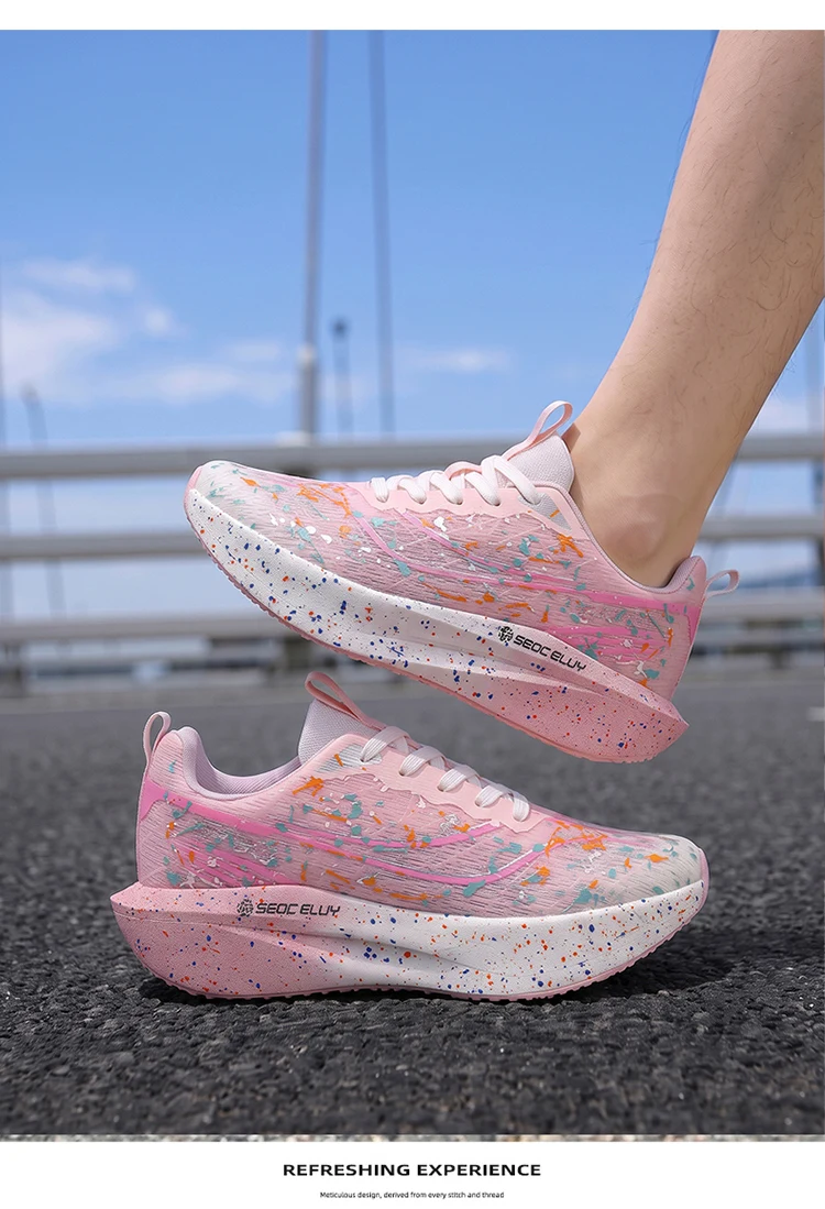 Modische Leichte Laufschuhe für Damen und Herren, Atmungsaktive Sportschuhe für Outdoor-Jogging, Größe 35-45 – Detail 17