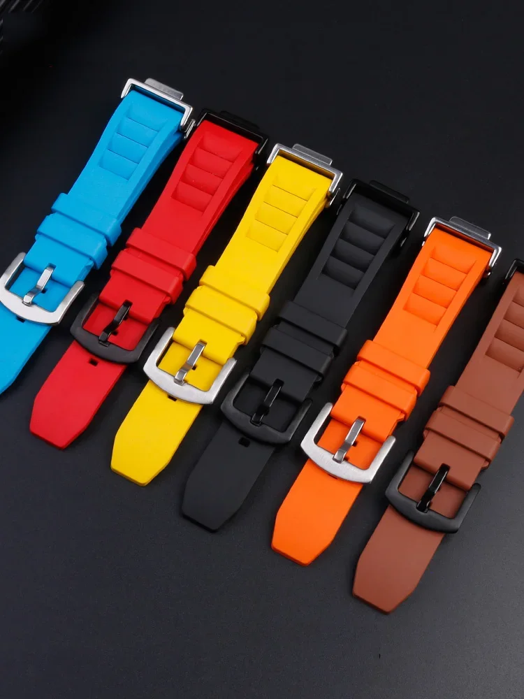 

Modified High Quality Fluororubber Watchband For Casio DW5600 DW-5600 GW-B5600 GW-M5610 GA 110 100 120 GA2100 Series waterproof