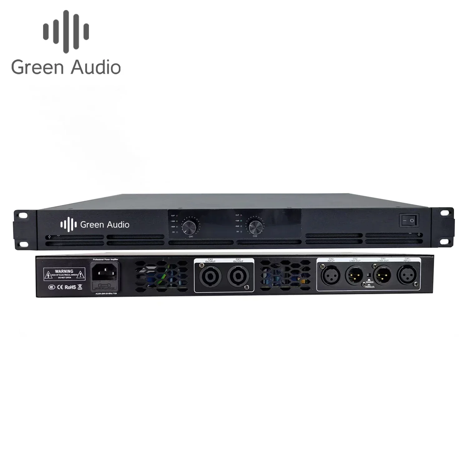 GAP-G12000 Class D 2-channel professional power amplifier audio home KTV stage performance high-power digital power amplifier