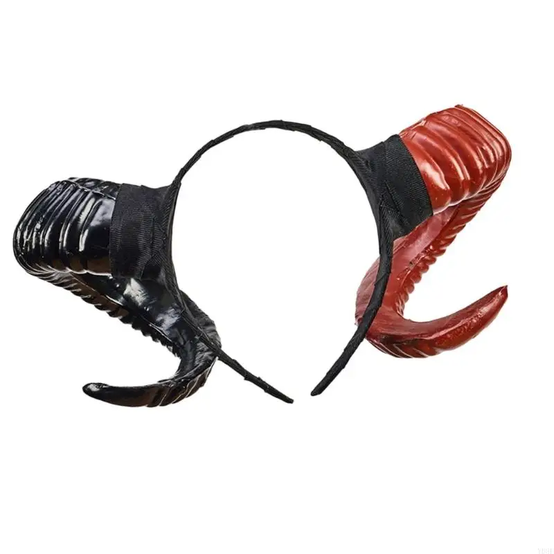Elegantes Harz-Horn-Stirnband für Frauen und Mädchen, leichtes, bequemes Haar-Accessoire für den täglichen Gebrauch und Partys – Detail 2