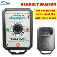 For Renault ESL EIS ELV Steering Lock Emulator Simulator With Voice Megane Fluence Clio Scenic Captur Latitude Dacia Sam-sung