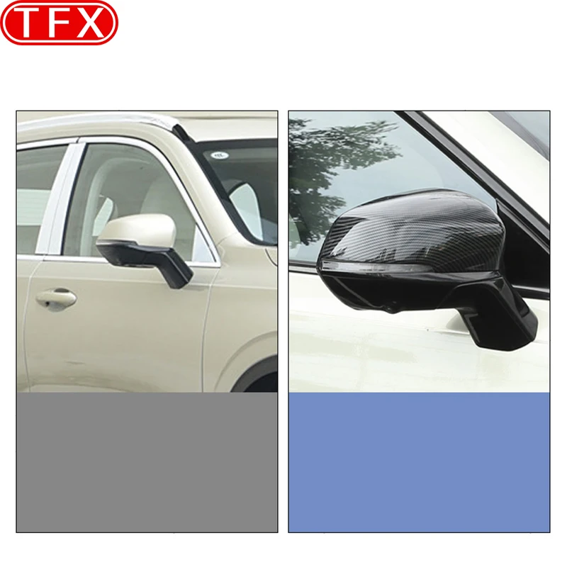 ل Haval جديد H6 4th Gen 2025 2026 تصفيف السيارة مرآة الرؤية الخلفية غطاء الغطاء الواقي عكس مرآة قذيفة اكسسوارات السيارات #4