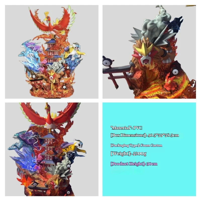 الحيوانات الأليفة قزم البيض وحوش الجيب يده زخرفة فينيكس الملك ثلاثة الوحوش المقدسة الرعد الله المياه الرب أنيمي يده نموذج