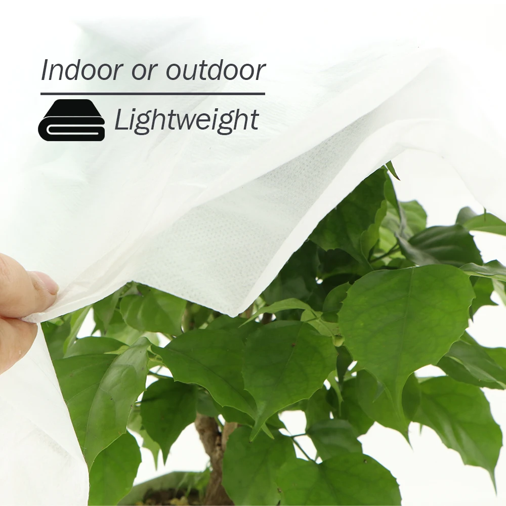 White Plants Anti-freeze Cover Non-Woven Fabric Prevent Frostbite Thermal Insulation Cover Cloth Winter Snowproof Protection Net