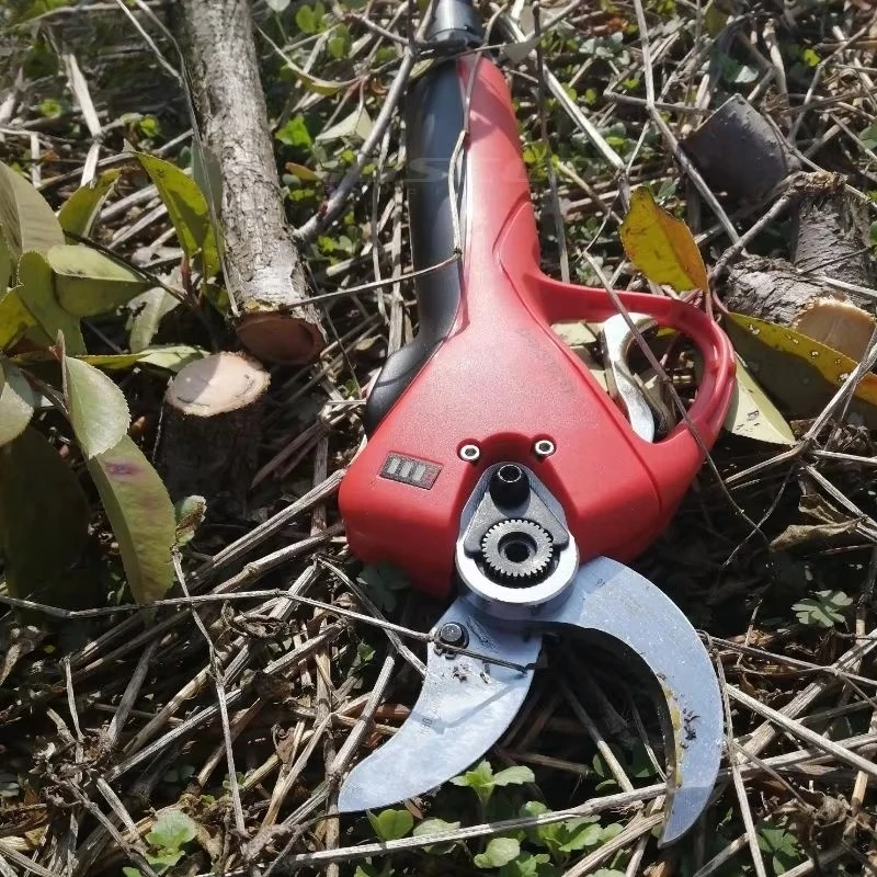 Professional Long Handle Large Cutting Diameter Lithium Ion Battery Pruning Shears High Trees Powerful Electronic Scissors