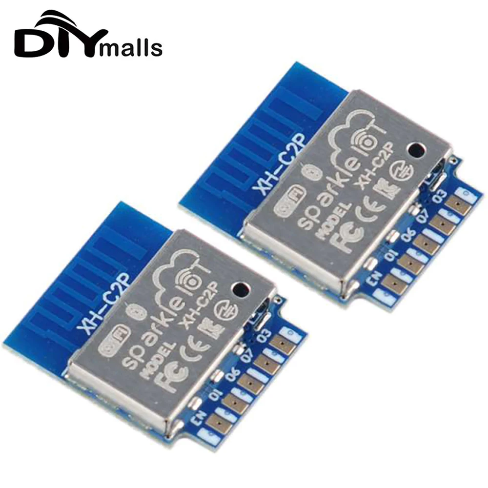 2/5PCS XH-C2P ESP8684H4 WiFi+BLE 5 Module 2.4~2.5GHz DC 3.0-3.6V Low Energy Board