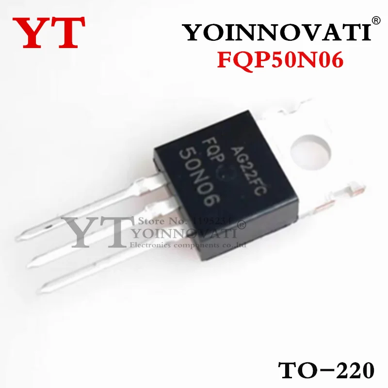 200PCS FQP50N06 50N06 50N 50N06 60V 50A Best quality