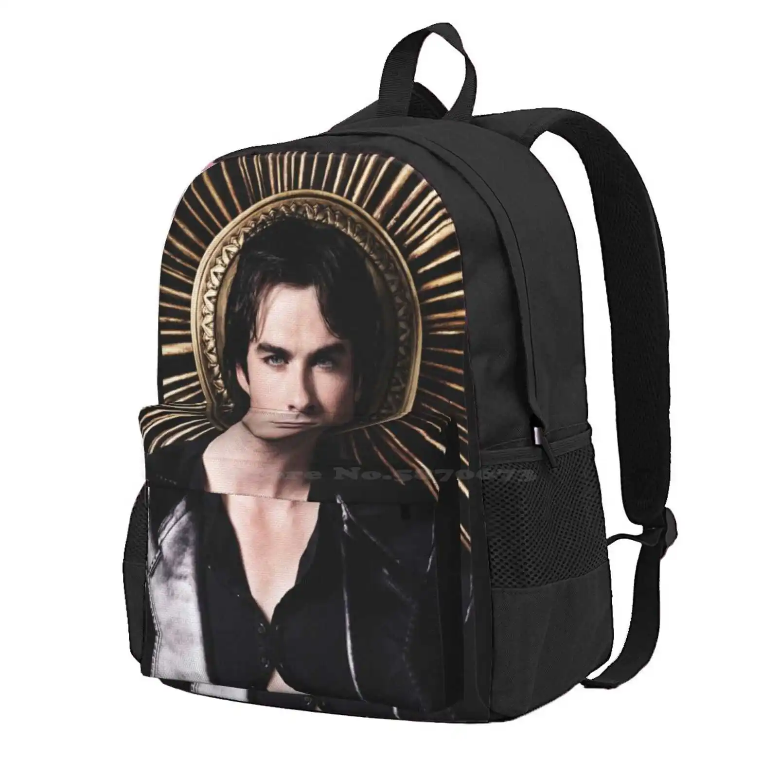 Damon Salvatore Hot Sale Schoolbag Backpack Fashion Bags Tvd Thevampirediaries Damon Salvatore