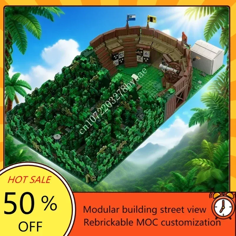 

2222PCS Customized MOC Modular Labyrinth Treasure Street View Model Set - Custom Puzzles Technology Toy for Kids Birthday Christ
