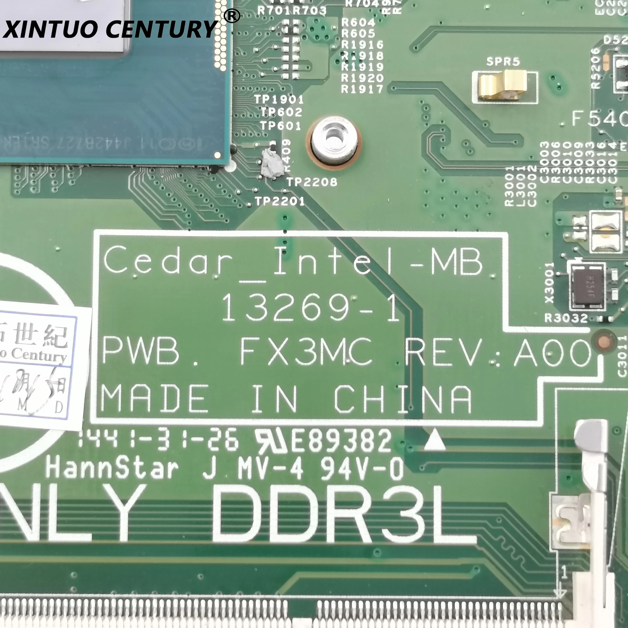 Imagem -04 - para Dell Inspiron 3442 3542 3543 5748 Laptop Motherboard com I74500u I7-4510u Gt820m Pwb.fx3mc Rev:a00 Ddr3 100 Teste 132691