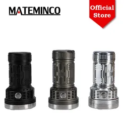 Mateminco-USB Tipo-C Banco de Potência de Carregamento Rápido, Lanterna EDC, Autodefesa, Lanterna LED Tática, 21000lm, 871m, MT18X