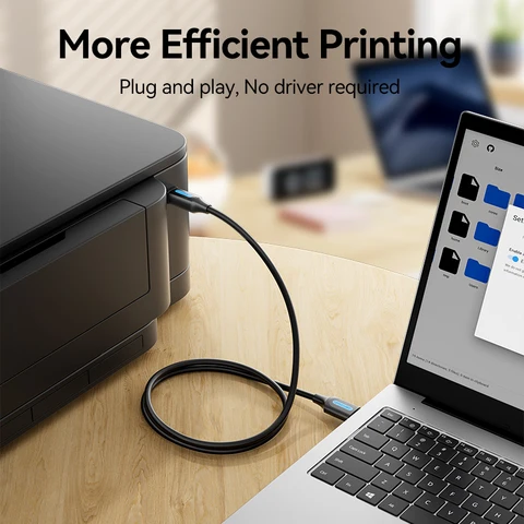 Кабель Vention USB 3.0 A-B для принтера, 1.5м — изображение товара