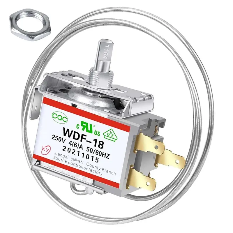 

【PASSIONE】Универсальный термостат для холодильника, мини-термостат для холодильника WDF-18 250В 50/60Гц, контроллер для холодильника