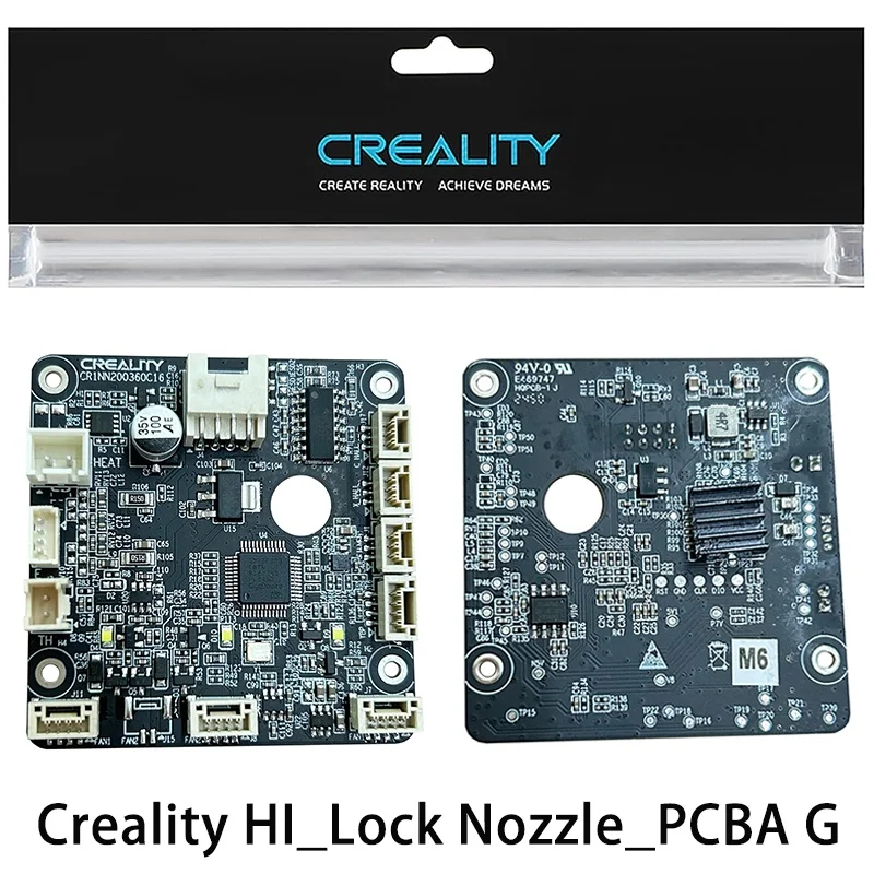 

Оригинальная плата-адаптер Creality HI_Lock Nozzle_PCBA G (1 шт.) для адаптерной пластины Creality Hi Pacb Hotend, запчасти для 3D-принтеров