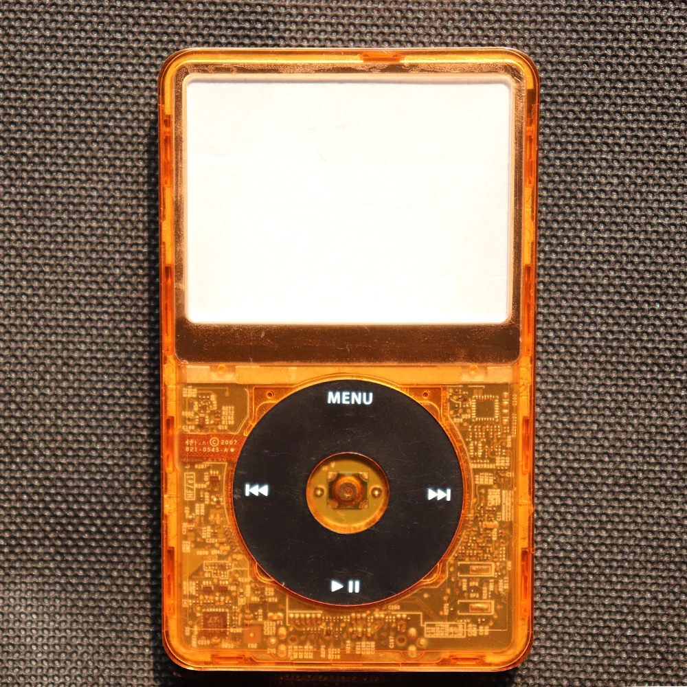 iPod Classic Klare Frontplatte Clickwheel-Tasten-Gehäuseabdeckung für 6. und 7. Generation 80GB 120GB 160GB – Detail 2