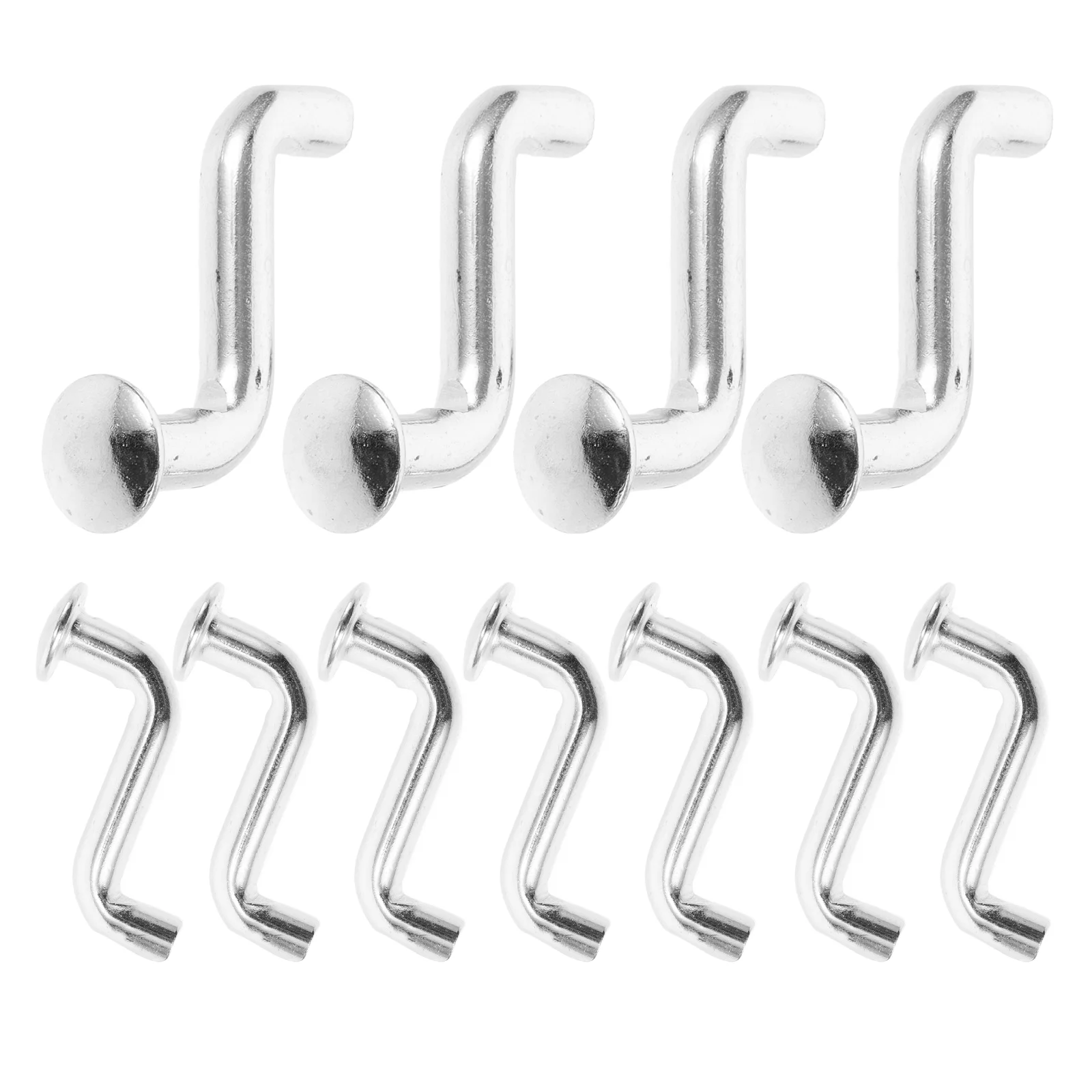 50 Pcs Bolts Shelves Accessories Pallet Rack Hooks Safety Clip Racking Pin Locking Silver J